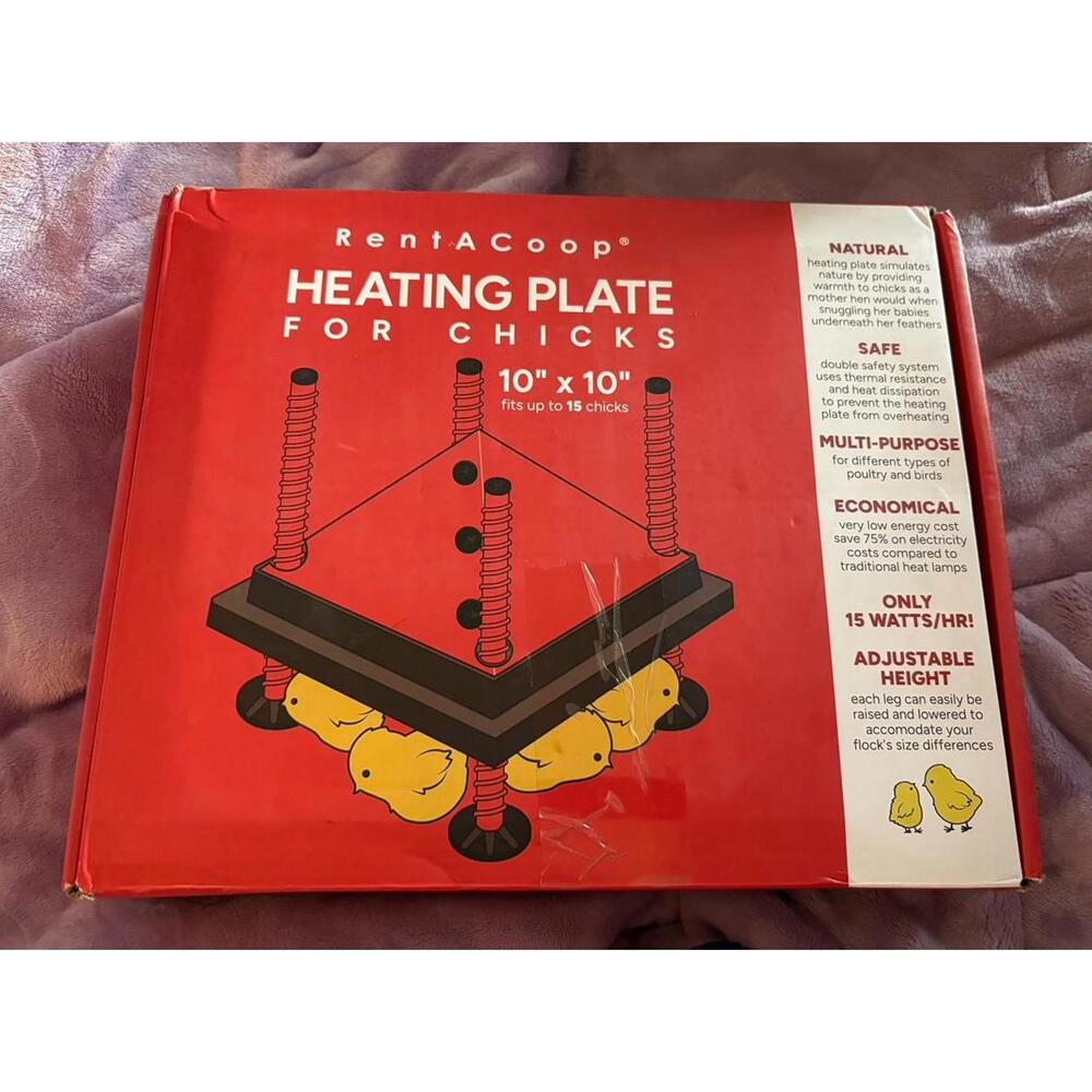 Heating plate for chicks chickens